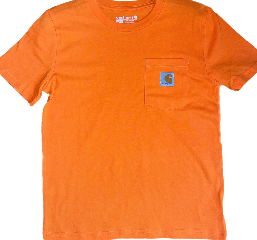 Kid's Carhartt 100% Cotton Short Sleeve Pocket Tee