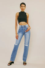 Load image into Gallery viewer, Kancan Ashe Ultra High Rise Straight Leg Jeans
