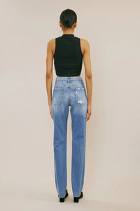 Kancan Ashe Ultra High Rise Straight Leg Jeans