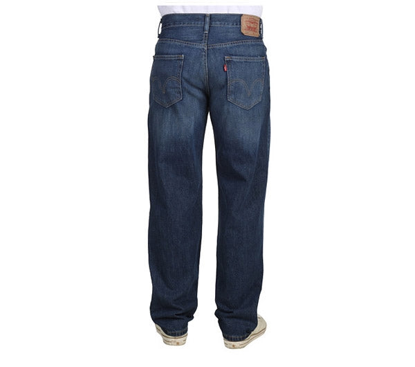 Men's Levi 550 Relaxed Fit Dark Stonewash Jeans