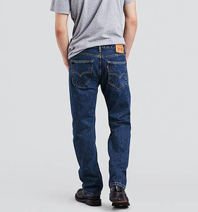 Men’s Levi 505 Regular Fit Jeans Dark Stonewash