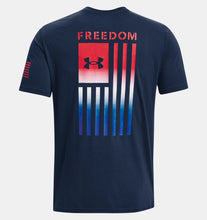 Load image into Gallery viewer, Mens UnderArmour Freedom Flag Gradient T-Shirt
