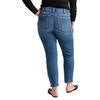 High Note Universal Fit High Rise Straight Leg Silver Jeans