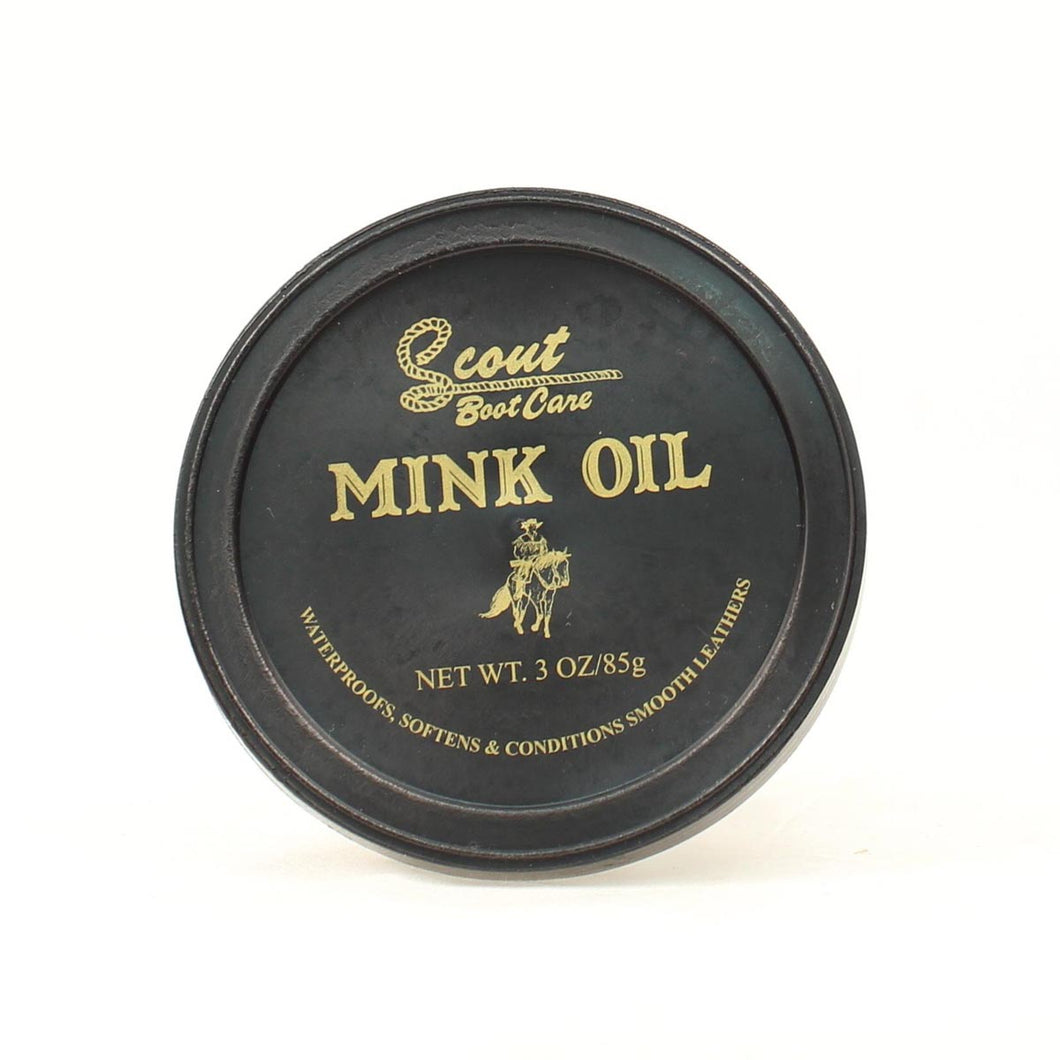 Scout Mink Oil 3 Oz Paste