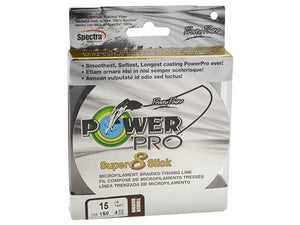 Power Pro Super 8 Slick Braided Fishing Line, Moss Green