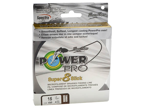 Power Pro Super 8 Slick Braided Fishing Line, Moss Green