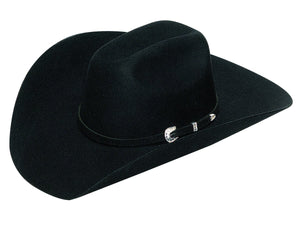 Twister Black Wool Cowboy Hat