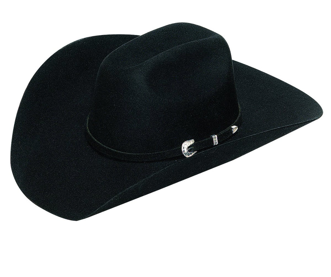 Twister Black Wool Cowboy Hat