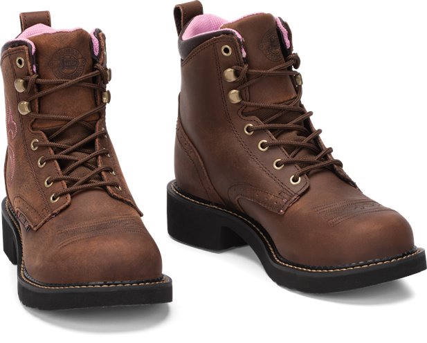 Justin Katerina Steel Toe Boots