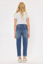 Load image into Gallery viewer, Kancan Halo Mid Rise Mini Mom Kid Jeans
