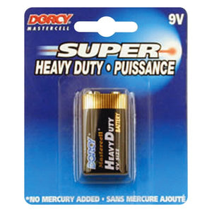 Mastercell Batteries 9-Volt Heavy-Duty 1/Pack