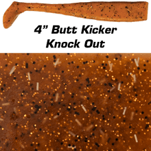 Load image into Gallery viewer, FishBites Fight Club 4&quot; Butt Kicker Paddle Tail
