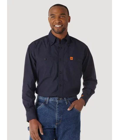 Wrangler® Riggs Workwear® Flame Resistant Twill Solid Work Shirt