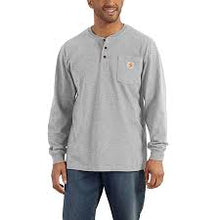 Load image into Gallery viewer, Carhartt Loose Fit Heavyweight Long Sleeve Pocket Henley T-Shirt Big &amp;Tall
