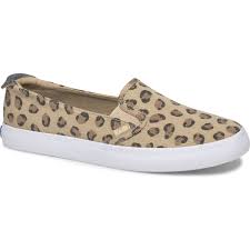 Women's Leopard Print Slip On Keds