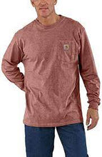 Load image into Gallery viewer, Loose Fit Heavyweight Long Sleeve Pocket T-Shirt Carhartt Shirt Big &amp; Tall

