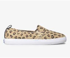 Women's Leopard Print Slip On Keds