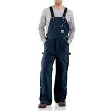 Load image into Gallery viewer, Loose Fit Firm Duck Insulated Bib Overall
