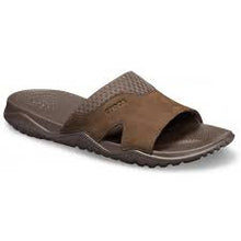 Load image into Gallery viewer, Crocs Swiftwater Leather Espresso
