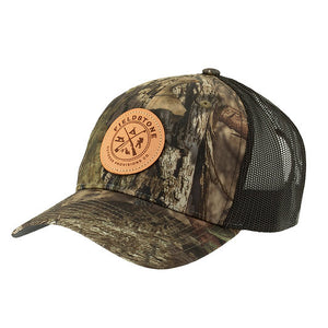 Fieldstone Leather Circle Patch Hat