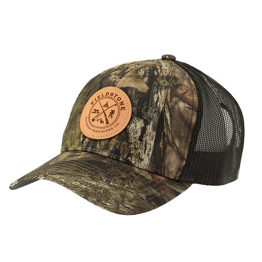 Fieldstone Leather Circle Patch Hat