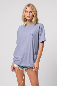 Lauren James Colorful Shells Short Sleeve Tee Shirt