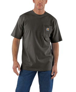 Loose Fit Heavyweight Short Sleeve Pocket T-Shirt Big And Tall Continued