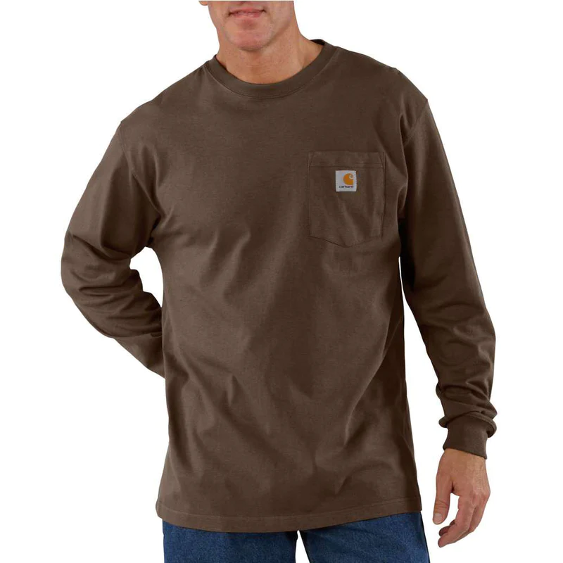 Loose Fit Heavyweight Long Sleeve Pocket T-Shirt Carhartt