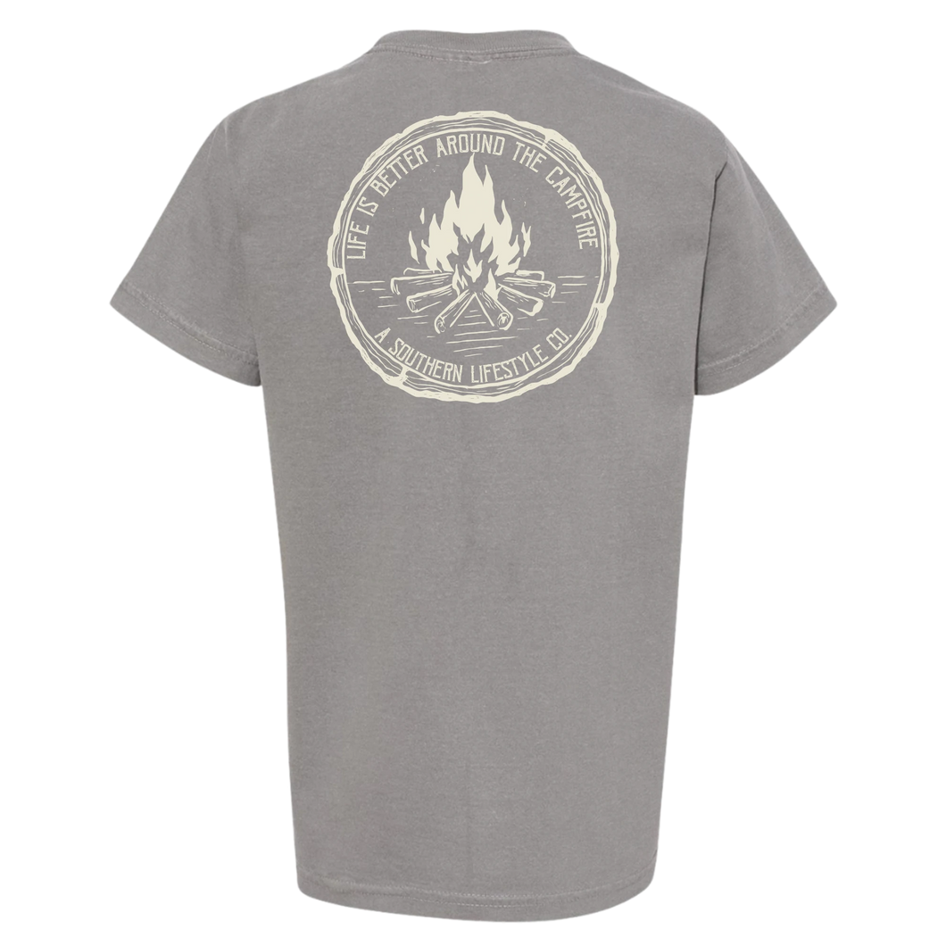 A Southern Lifestyle Campfire Youth Short Sleeve Tee