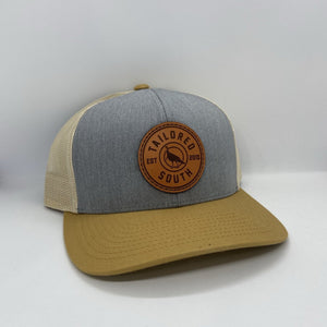 Tailored South Leather Patch Hats