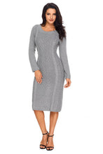 Load image into Gallery viewer, Women&#39;s Hand Knitted Sweater Dress
