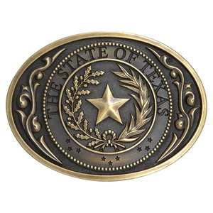 Andwest The State of Texas Seal Buckle