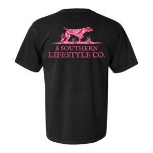 A Southern Lifestyle Camo Point Short Sleeve Tee