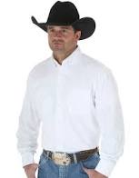 Load image into Gallery viewer, Wrangler® Western Snap Shirt - Long Sleeve Solid Broadcloth
