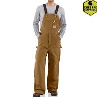 Loose Fit Firm Duck Insulated Bib Overall