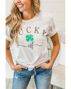 Ladies Lucky AF Graphic Tee