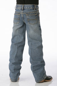 Kid's Regular Fit Cinch White Label Jeans- Light Stonewash