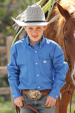 Load image into Gallery viewer, Kid&#39;s Cinch Long Sleeve Button-Up Shirt
