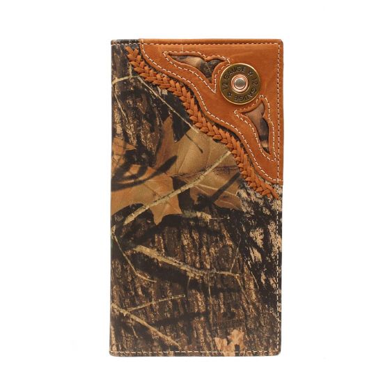 Nocona Mossy Oak with Shotgun Shell Rodeo Wallet