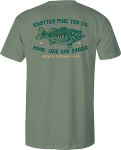Knotted Pine Bass Short Sleeve Tee Shirt