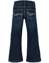 Load image into Gallery viewer, Wrangler Girls&#39; Dark Wash Boot Cut Jeans
